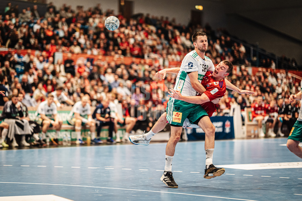 Handball | Männer | Saison 2024/2025 | DAIKIN Handball-Bundesliga | 8. Spieltag || Handball Sport Verein Hamburg vs. TSV Hannover-Burgdorf | 24.10.2024 | Moritz Sauter (#33, Handball Sport Verein Hamburg) beim Wurf