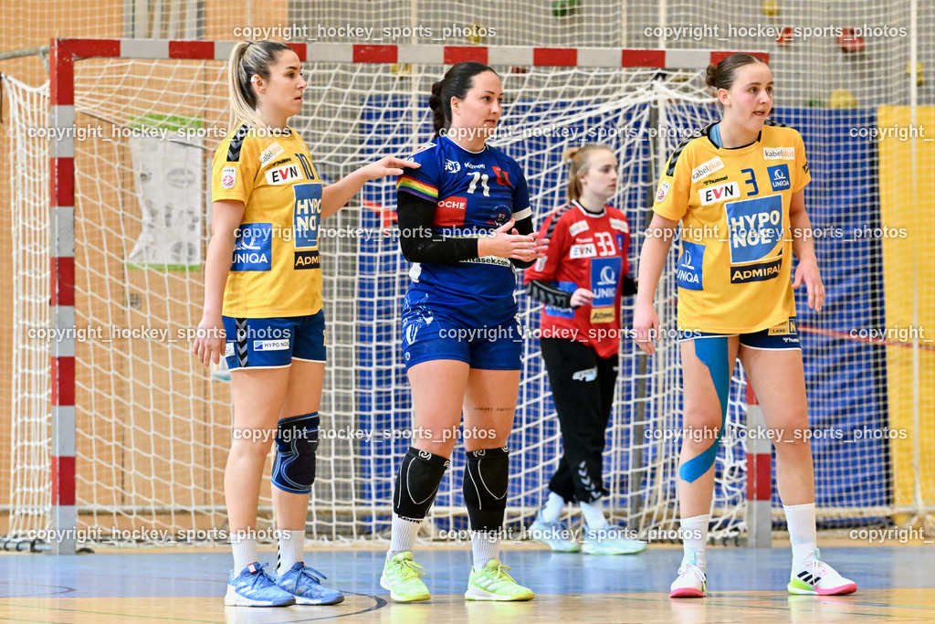 SC Ferlach Damen vs. Hypo Niederösterreich 18.11.2023 | #10 Pavkovic Andrea, #71 Voncina Luna, #3 LEITNER Nora
