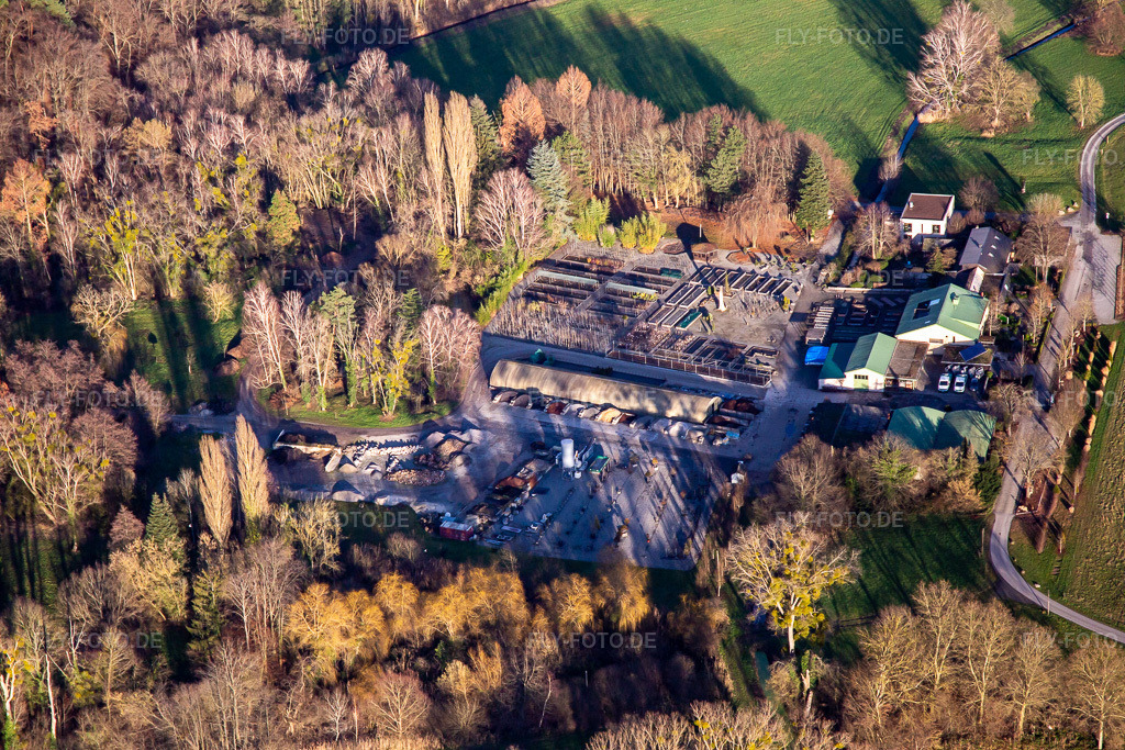 Luftbild: Bienwald-Baumschule in Berg im Bundesland Rheinland-Pfalz in Deutschland. Foto: IMG_135734.jpg vom 03.01.2023 durch Werner Riehm/FLY-FOTO.de