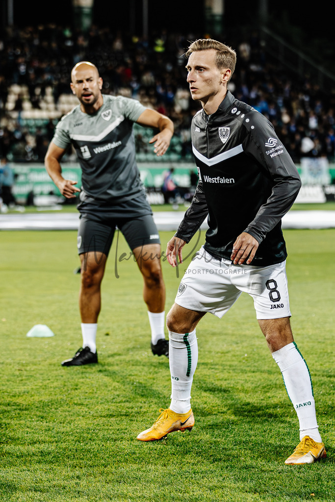 2. Bundesliga, Saison 2024/25, 7. Spieltag: SC Preußen Münster - FC Schalke 04 | Münster, 28.09.2024: 2. Bundesliga, 7. Spieltag, SC Preußen Münster gegen FC Schalke 04 im LVM-Preußenstadion in Münster. Foto: sportfotografie.ms | Markus Paletta - Realisiert mit Pictrs.com