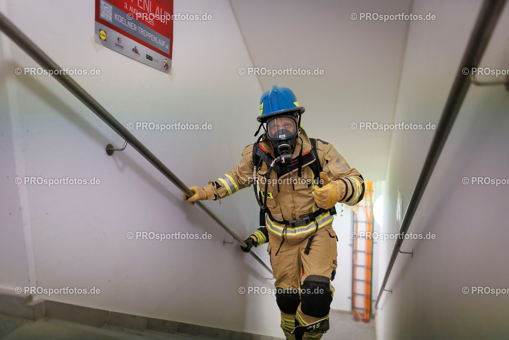 KölnTurm Treppenlauf; Köln, 03.08.2025 | Impressionen vom KölnTurm Treppenlauf am 03.08.2025 in Köln (Nordrhein-Westfalen). 