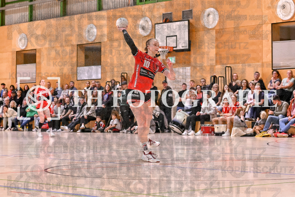 GER, SG Maulburg/Steinen - HSG Dreiland, Frauen-Handball, Oberliga Suedbaden, 3. Spieltag, Saison 2024/2025, 12.10.2024 | Amely Haas (SG Maulburg/Steinen, #10)GER, SG Maulburg/Steinen - HSG Dreiland, Frauen-Handball, Oberliga Suedbaden, 3. Spieltag, Saison 2024/2025, 12.10.2024Foto: TH Fotografie/Thomas Hess