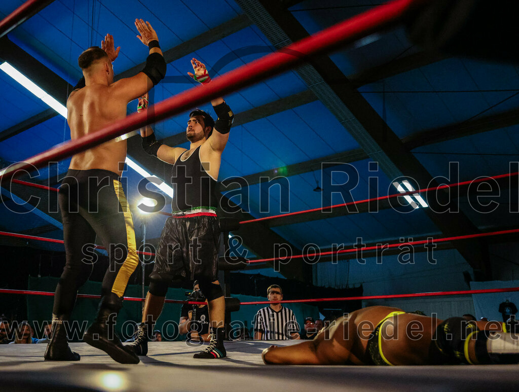 2023-11-11_031_Erding_Wrestlingshow | Erding, Deutschland, 11.11.2023:
Wrestling, Saison 2023, EWS Wrestling ERDING

Foto: Christian Riedel / fotografie-riedel.net