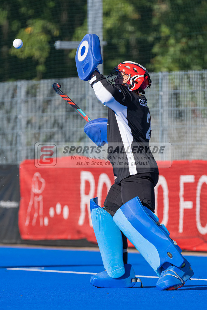 HK_20221009_100609 | 2. Bundesliga Damen Crefelder HTC - Hannover 78 am 9.10.2022 Crefelder HTC, Krefeld , Gillessen Jana ( Torfrau Crefelder HTC #2 )