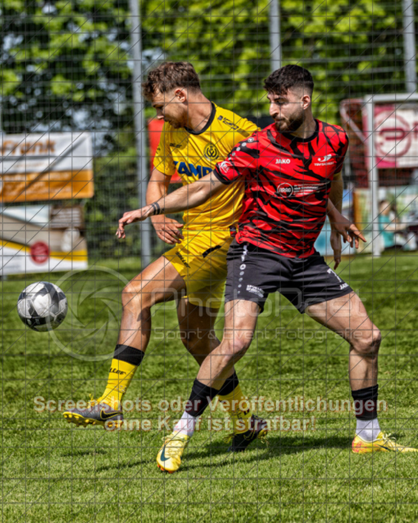 20250427_150509_0124-Bearbeitet | Baran Ates (TSV Bad Boll #07)TSV Bad Boll (rot) vs. SV Waldhausen (gelb), Fussball, Landesliga 2 - wfv, 24. Spieltag, Saison 2024/2025, Rasenplatz, Erlengarten 37, 73087 Bad Boll, 27.04.2025 - 15:00 Uhr,Foto: PhotoPeet-Sportfotografie/Peter Harich
