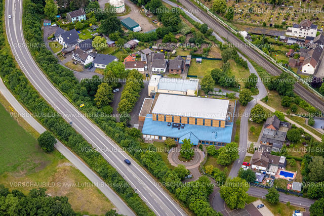 Haltern220604334 | Luftbild, Seestadthalle Haltern, Haltern-Stadt, Haltern am See, Ruhrgebiet, Nordrhein-Westfalen, Deutschland