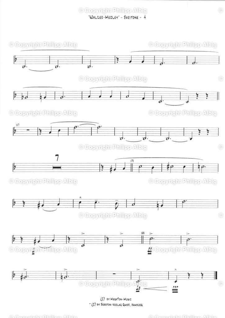 05-Bariton Sax_ Walzer-Medley 4 | 1100