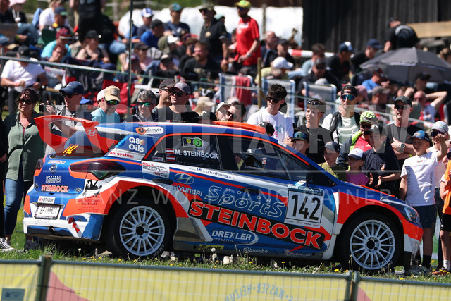 FIA European Hill Climb Championship – Rechberg 2026 | FIA European Hill Climb Championship at Rechberg, held from 24 to 26 April 2026 near Tulwitz, Styria, Austria. The image shows Markus STEINBOCK (AUT) Hyundai i20 R5.