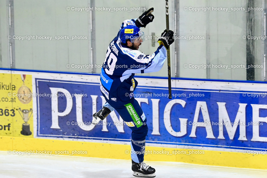 ESC Steindorf vs. MET PHOTOVOLTAIK HORNETS SPITTAL | Jubel #79 Petrik Benjamin ESC Steindorf, ESC Steindorf vs. MET PHOTOVOLTAIK HORNETS SPITTAL, ESC Steindorf vs. MET PHOTOVOLTAIK HORNETS SPITTAL am 26.10.2024 in Steindorf (Ossiachersee Halle), Austria, (Photo by Bernd Stefan)