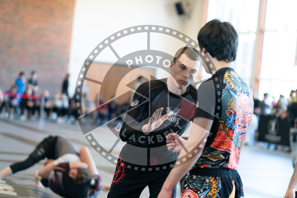 20250329PBB2827 | Fighters compete during the International Luta Livre (ILLCS) Germany IX Spring 2025 Competition spring on March 29, 2025 in Hannover, Germany.© Chiara Dazi