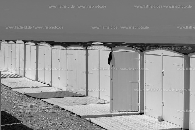 Strandhäuschen in Le Havre | Gesehen in der Normandie