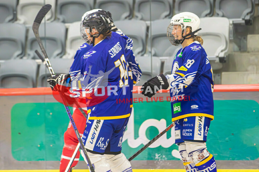 Eishockey DEBL 2023/24 | Eishockey DEBL 2023/24, KAC Frauen - Villach Lady Hawks am 27.09.2023 in Klagenfurt (Heidi Horten Arena), Austria, (Photo by Ernst Krawagner sport-fan.at) - Realisiert mit Pictrs.com