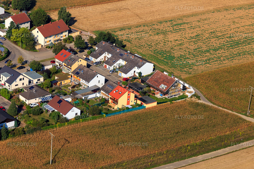 Luftbild: Nansenstr in Kandel im Bundesland Rheinland-Pfalz in Deutschland. Foto: IMG_095005.jpg vom 24.09.2016 durch Werner Riehm/FLY-FOTO.de