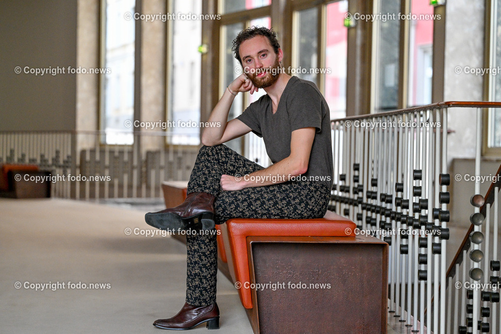 Jonas Haemmerle_ Schauspieler_ 18.10.2023-5 | 18.10.2023, Linz, AUT, Kammerspiele im Bild Jonas Haemmerle (Schauspieler)