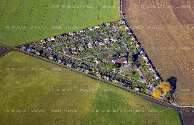 Luenen230204335 | Luftbild, KGV Grüne Insel, Kapellenweg, Alstedde, Lünen, Ruhrgebiet, Nordrhein-Westfalen, Deutschland