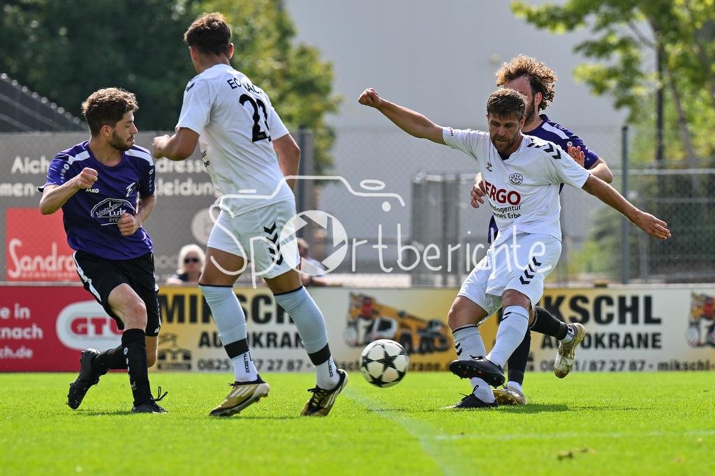 VfL Ecknach - TSV Dinkelscherben | Torschuss Ecknach 11