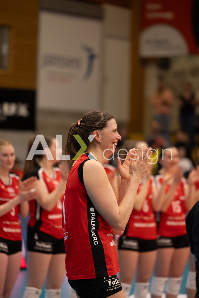 Volleyball I Frauen I Saison 2025-2026 I Volleyball NLA | Women I  Playoffs Finals 2/5 I  VC Kanti Schaffhausen - viteos NUC I  10.04.2026 | 11 Kateřina Holásková (CZ) (VC Kanti Schaffhausen) – Mitte - Realisiert mit Pictrs.com