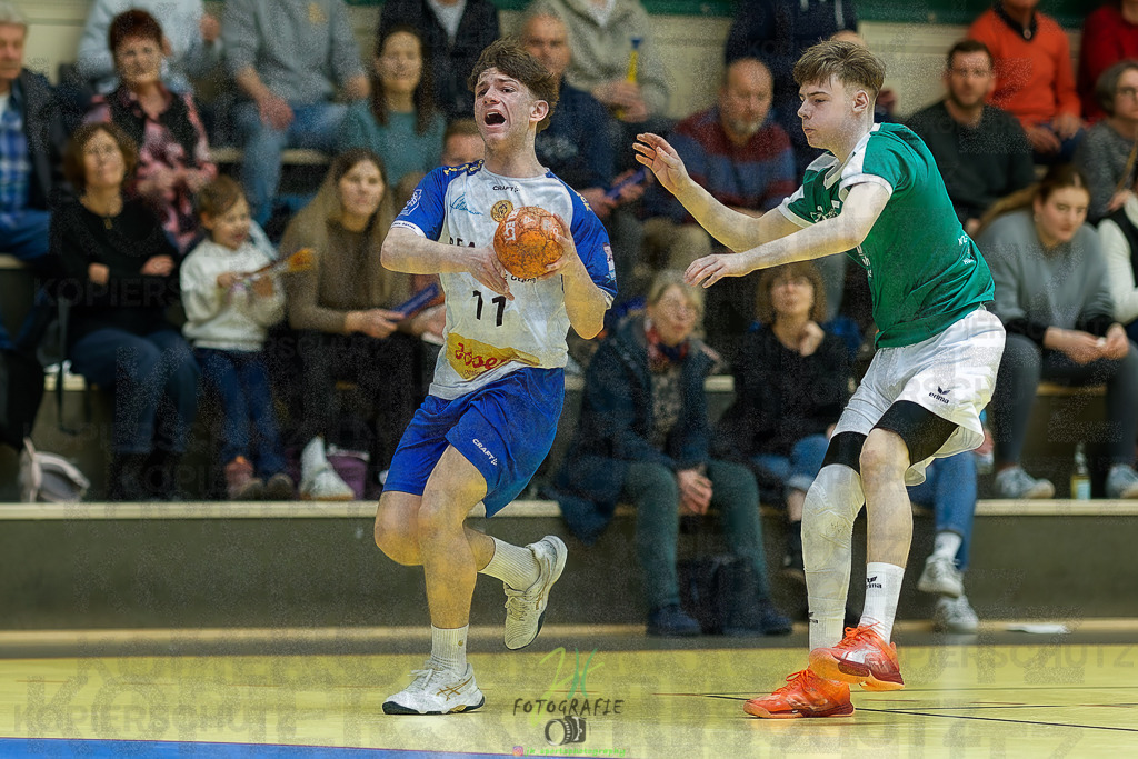 mJC-Regionalliga, Halbfinale Hessenmeisterschaft; HSG Dutenhofen/Münchholzhausen - TSV Pfungstadt | mJC-Regionalliga, Halbfinale Hessenmeisterschaft; HSG Dutenhofen/Münchholzhausen - TSV Pfungstadt am 15.03.2025 in Münchholzhausen (Sporthalle Münchholzhausen)Photo © 2025 - Jörg Heinrich - Realisiert mit Pictrs.com
