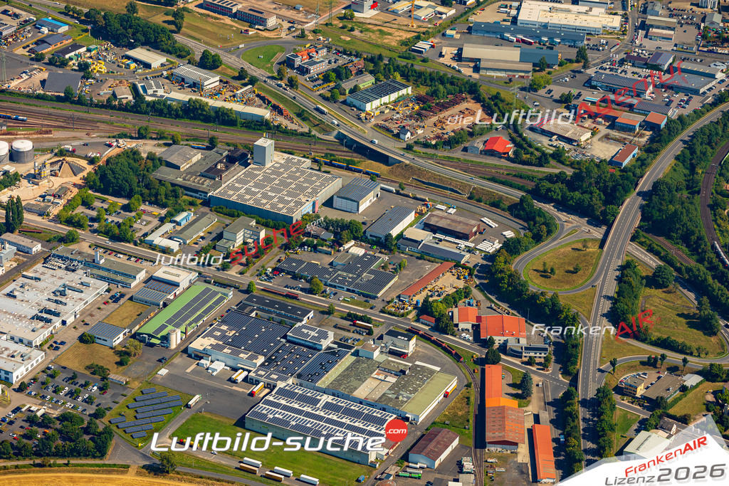 Luftbild der Stadt Bebra - Die Luftaufnahme wurde 2025 vom UL-Flugzeug heraus erstellt ( keine Drohne ) - Hochauflösende Luftaufnahme - für professionelle Ausdrucke geeignet. Die Geschenkidee !Hier alle&nbsp;Infos zur Lizenzierung der LuftaufnahmeWir fliegen auch dieses Jahr wieder in Ihre Region um Luftbilder zu erstellen.- Luftbild anfragen