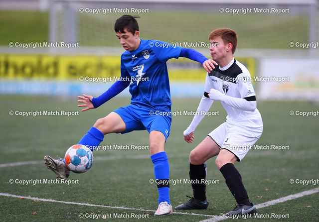 Fussball C-Junioren Verbandsstaffel  TuS Ergenzingen | Fussball C-Junioren Verbandsstaffel 2021/2022    20.11.2021TuS Ergenzingen - SGV Freiberg Can Soenmez (TuS Ergenzingen,li)FOTO: ULMER PressebildagenturxxNOxMODELxRELEASExx