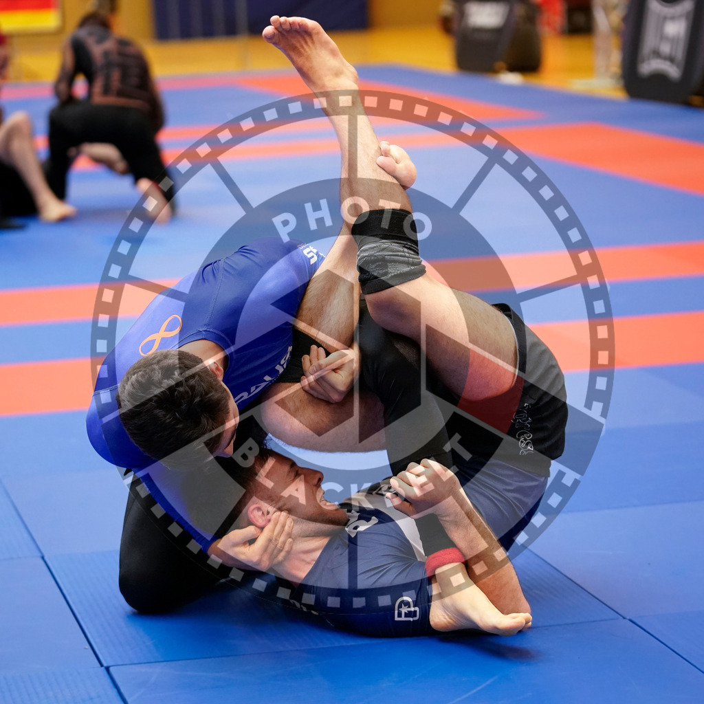 20240203PBB09395 | Fighters compete during the Brazilian Jiu-Jitsu Championship of the AJP Tour in Maintal by Frankfurt am Main, Germany, on February 2, 2024.