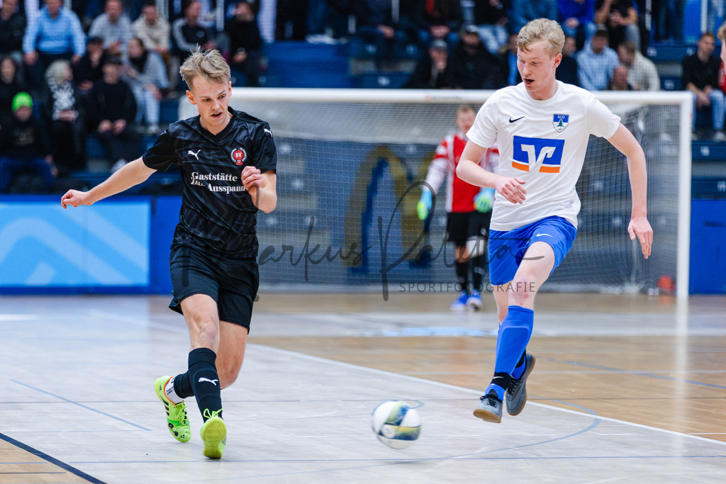 47. Stadtmeisterschaften im Hallenfußball 2025, Zwischenrunde, Zwischenrunde | Stadtmeisterschaften im Hallenfußball 2025, Zwischenrunde, Sporthalle Berg Fidel in Münster. Foto: sportfotografie.ms | Markus Paletta - Realisiert mit Pictrs.com