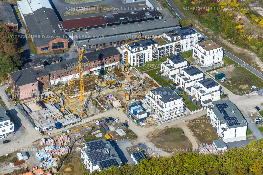 Soest220904328 | Luftbild, Baugebiet Rennekamp für Neubau Wohnhäuser, ehemaliges Merkur-Gelände, Soest, Soester Börde, Nordrhein-Westfalen, Deutschland