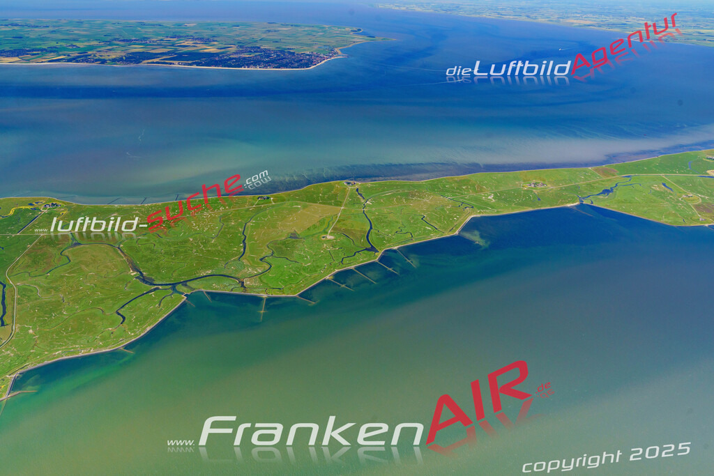 aktuelles Luftbild von Insel Langness - Luftaufnahme wurde 2018 von https://frankenair.de mittels Flugzeug (keine Drohne) erstellt.