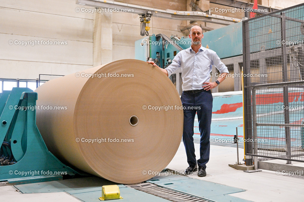 Heinzel Paper_ Laakirchen Papier AG_ 29.06.2023-66 | 29.06.2023, Laakirchen, AUT, Heinzel Paper, Laakirchen Papier AG, im Bild Sebastian Heinzel (CEO Heinzel Holding GmbH)