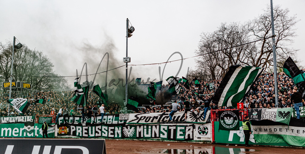 3. Liga, Saison 2023/24, 31. Spieltag: SC Preußen Münster - Dynamo Dresden | Münster, 30.03.2024: 3. Liga, 31. Spieltag, SC Preußen Münster gegen Dynamo Dresden im LVM-Preußenstadion in Münster. Foto: sportfotografie.ms | Markus Paletta - Realisiert mit Pictrs.com