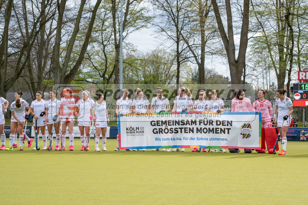SFE_20260321_0007 | Köln, Deutschland, 21.03.26: Feldhockey 1. Bundesliga Damen zwischen Rot-Weiss Köln - Bremer HC im REWE Sportpark am 21.03.2026 in Köln, Deutschland. (Foto von Stephan Fehrmann)Köln, Germany, 21.03.26: Feldhockey 1. Bundesliga Damen between Rot-Weiss Köln - Bremer HC in REWE Sportpark at 21.03.2026 in Köln, Deutschland. (Foto from Stephan Fehrmann)