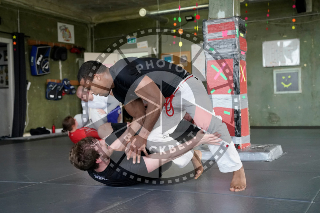 20240413PBB5783 | Fighters compete during the Grapplethon 24hours of rolling for a reason in Hamburg, Germany, on April 13, 2024.