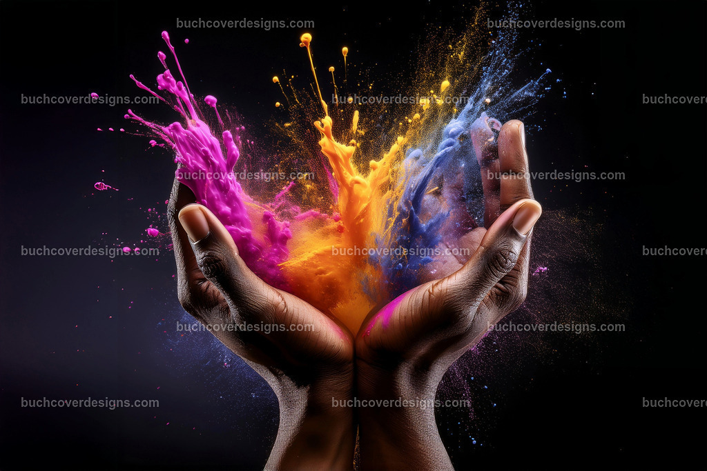 hands with paint | Entdecken Sie kreative Buch Cover Designs für Self-Publishing-Autoren und Verlage! Unsere maßgeschneiderten Designs ziehen Leser an und bringen Ihre Geschichten visuell zum Leben. Lassen Sie uns Ihr perfektes Cover gestalten!