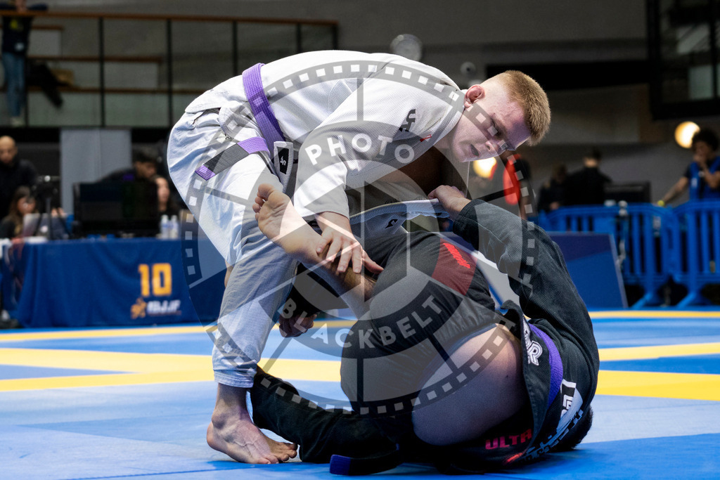 20240123PBB00292 | Fighters compete during the second day of the IBJJF European Championship in Paris, France, on January 23, 2024.