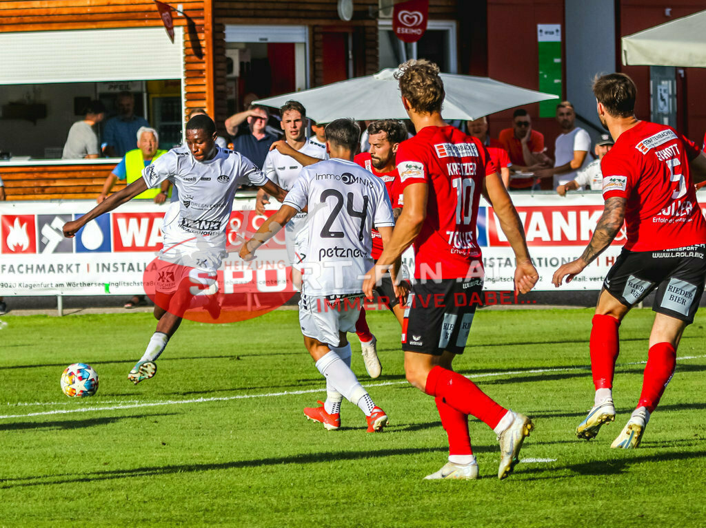 ASK Klagenfurt - Union Gurten Regionalliga 1. Runde | ASK Klagenfurt - Union Gurten am 28.07.2023 in Klagenfurt
(Stadion Fischl), Austria, (Photo by Ernst Krawagner sport-fan.at) - Realisiert mit Pictrs.com