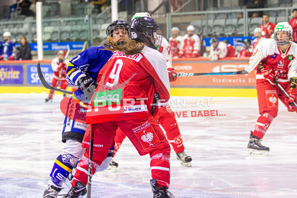Eishockey DEBL 2023/24 | Eishockey DEBL 2023/24, KAC Frauen - Villach Lady Hawks am 27.09.2023 in Klagenfurt (Heidi Horten Arena), Austria, (Photo by Ernst Krawagner sport-fan.at) - Realisiert mit Pictrs.com
