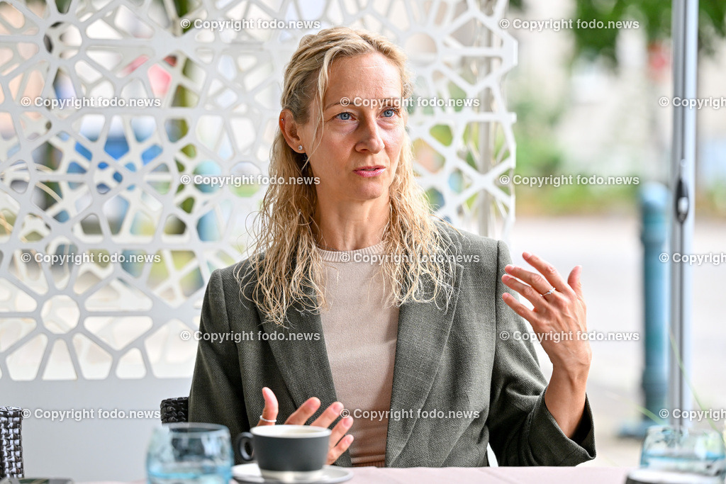 Agnes Sirkka Prammer (Die Gruenen_ NAbg)_ 26.08.2024-4 | 26.08.2024, Linz, AUT, Agnes Sirkka Prammer, im Bild Agnes Sirkka Prammer (Die Gruenen, NAbg)