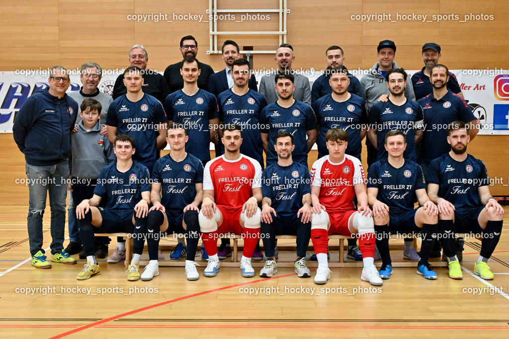 LPSV-Kärnten vs. FUTSAL versli.at Klagenfurt | Mannschaftsfoto LPSV Kärnten, LPSV-Kärnten vs. FUTSAL versli.at Klagenfurt, LPSV-Kärnten vs. FUTSAL versli.at Klagenfurt am 01.02.2026 in Villach (Ballspielhalle St. Martin), Austria, (Photo by Bernd Stefan)