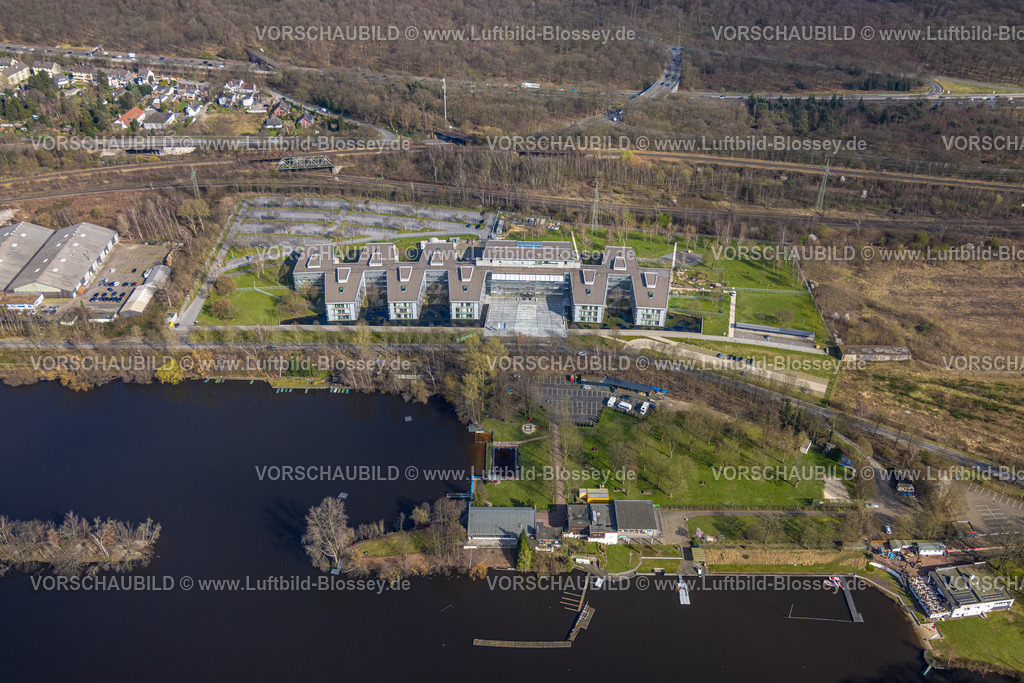 Duisburg240303691 | Luftbild, Firmengebäude DB Cargo AG am Barbarasee, Neudorf, Duisburg, Ruhrgebiet, Nordrhein-Westfalen, Deutschland, Duisburg-S
