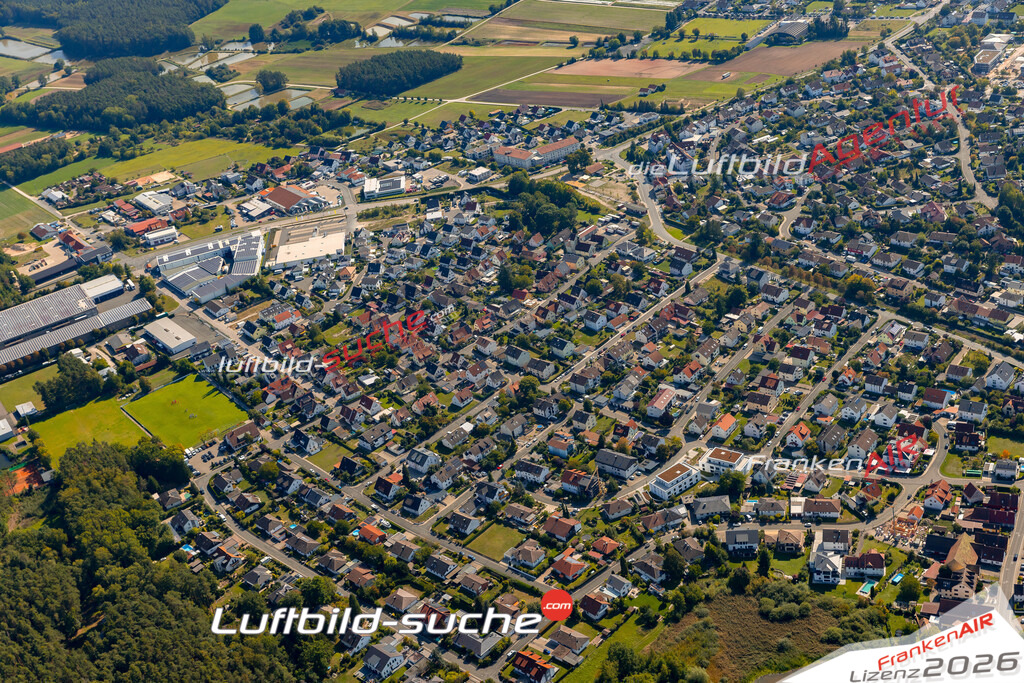 Zeckern Hemhofen Bild- Das Luftbild wurde 2025 vom UL-Flugzeug heraus erstellt ( keine Drohnen Bilder! ) - Hochauflösende Luftaufnahme -Nicht vergleichbar mit Google Maps oder Satelittenbilder- Die Geschenkidee !Mit Lizenz und Bildrechte bestellbar