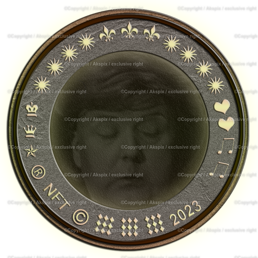 NFTs_Coin-Kopf-Merckel-2023-2 | Die Bildagentur Akspix ist eine Online-Bildagentur und bietet professionelles und kreatives Bildmaterial Royalty free und Rights Managed. Bildarchiv Akspix bietet eine große Auswahl an kreativen und klassischen Motiven.Frankfurt Fotograf, Fotoshooting