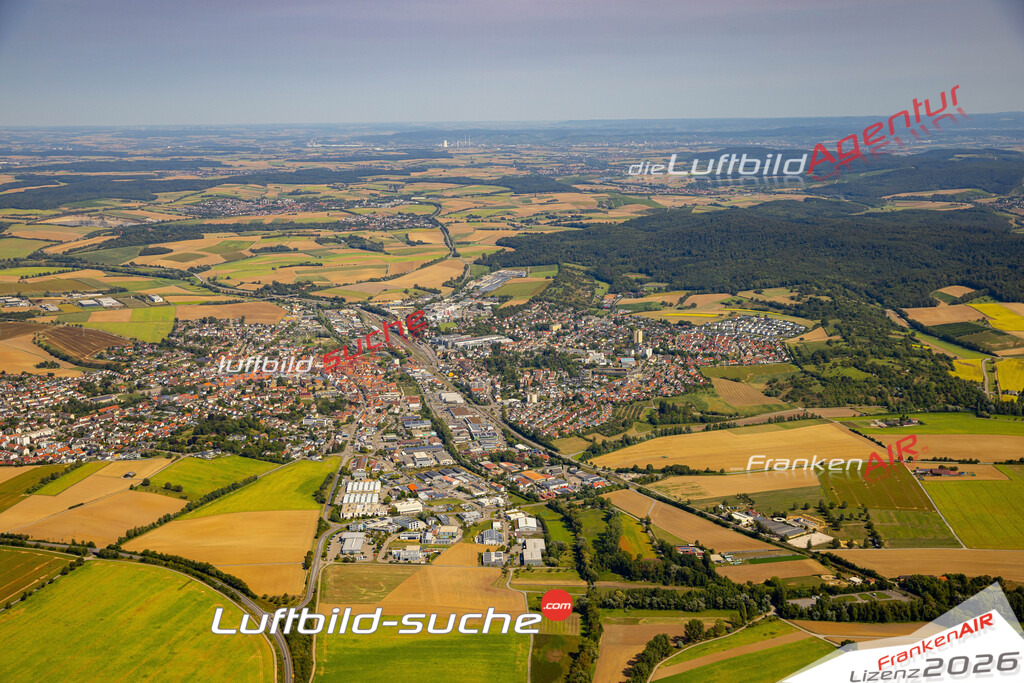 Das Luftbild zeigt :  Eppingen - Die Luftaufnahme wurde 2024 vom UL-Flugzeug aus erstellt ( keine Drohne ) - Hochauflösende Luftaufnahme - Für grossformatige Ausdrucke geeignet. Die Geschenkidee !Mit Lizenz und Bildrechte bestellbar