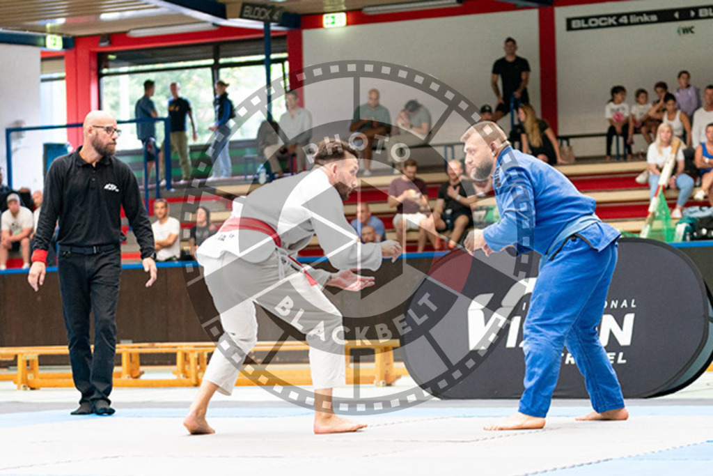 20230826PBB52175 | Fighters compete during the AJP INTLPRO BJJ and grappling competition in Hamburg, Germany, on August 26 2023.