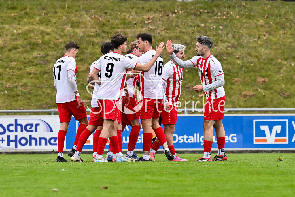 FC Affing - BC Aichach | Jubel nach 1-1