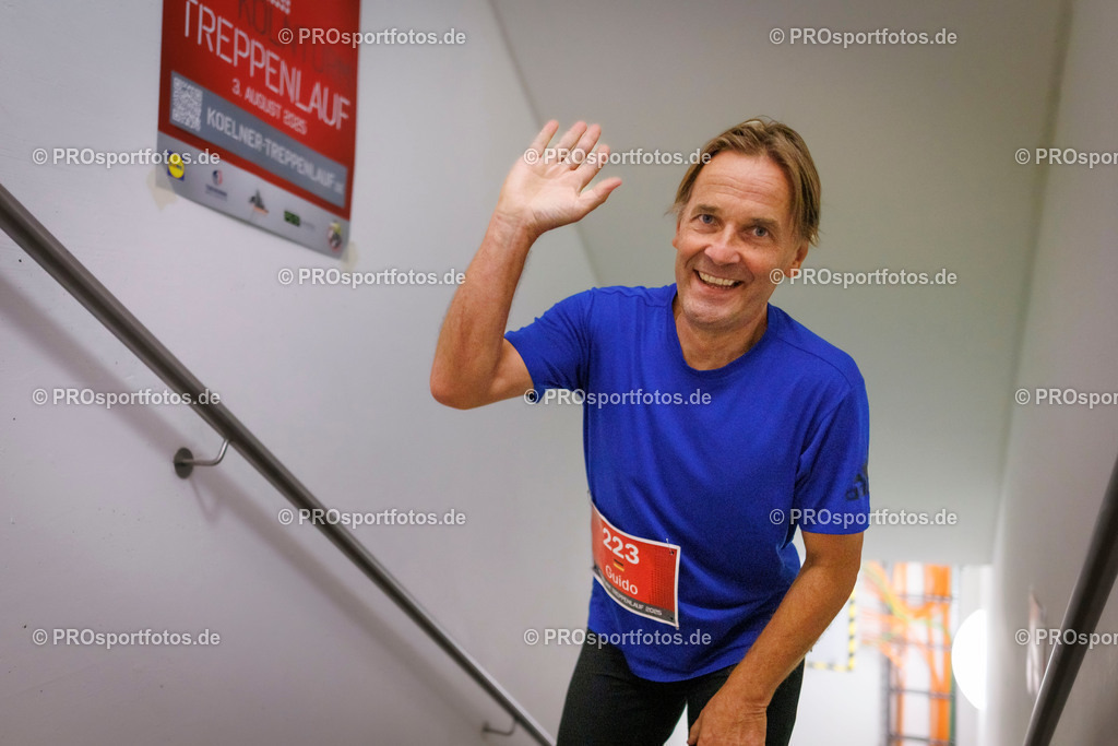 KölnTurm Treppenlauf; Köln, 03.08.2025 | Impressionen vom KölnTurm Treppenlauf am 03.08.2025 in Köln (Nordrhein-Westfalen). 