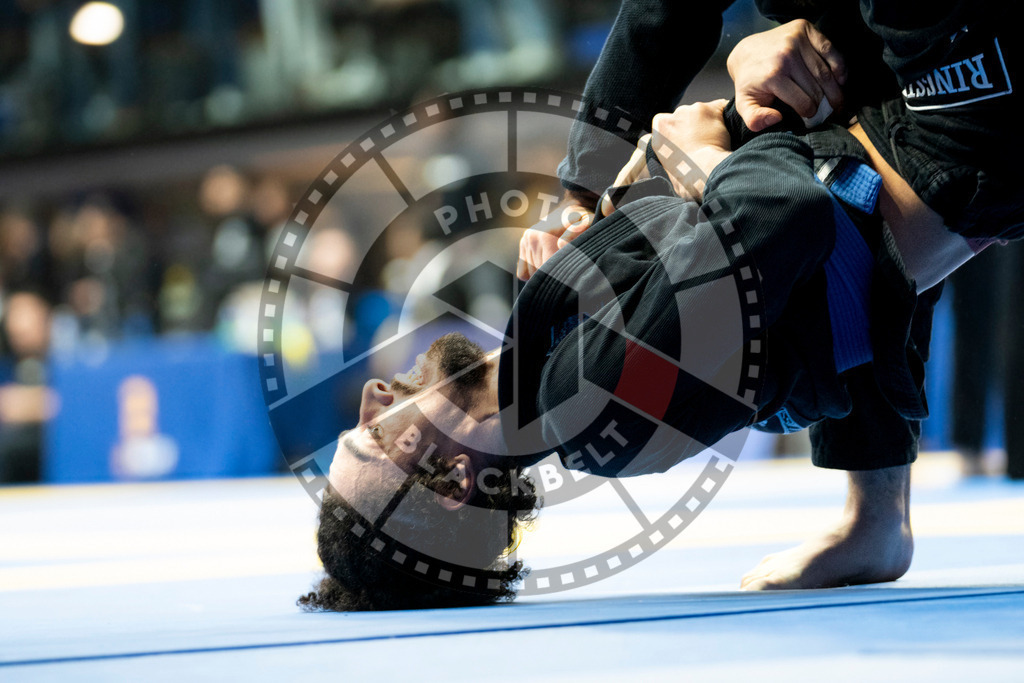 20240121PBB5340 | Fighters compete during the second day of the IBJJF European Championship in Paris, France, on January 21, 2024.