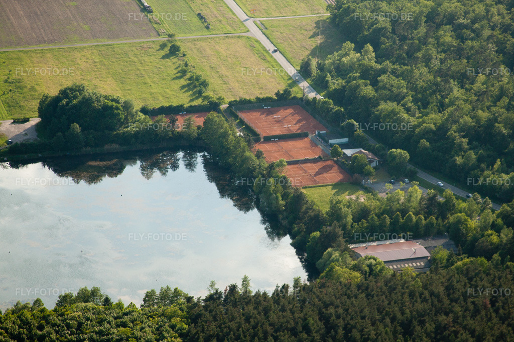 Luftbild: Tennisclub Rot eV im Ortsteil Rot in St. Leon-Rot im Bundesland Baden-Württemberg in Deutschland. Foto: IMG_27668.jpg vom 24.05.2010 durch Werner Riehm/FLY-FOTO.de