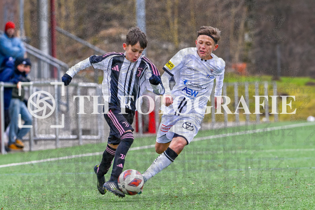 GER, Juventus - FC Aarau,  Fussball, PS-Immo-Cup 2026,U13 Feldturnier, 18.01.2026 | Juventus, FCA