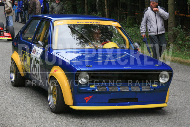International Hill Climb Esthofen – St. Agatha 2008    | Race car action at the International Hill Climb Esthofen – St. Agatha, held on September 20–21, 2008, in Upper Austria. The image shows SAMMER Florian (VW Polo), 267.     