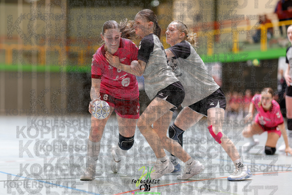 Hessenmeisterschaft wJC - Spiel um Platz 3; TuS Kriftel - SG Schenklengsfeld | Hessenmeisterschaft wJC - Spiel um Platz 3; TuS Kriftel - SG Schenklengsfeld am 22.03.2025 in Biedenkopf (Sporthalle Lahntalschule)Photo © 2025 - Jörg Heinrich - Realisiert mit Pictrs.com